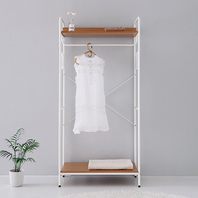 SOPHIE Clothes Rack Metal Wardrobe with Variety Colors Best Selling 2 layer shelf hanger with minimal design