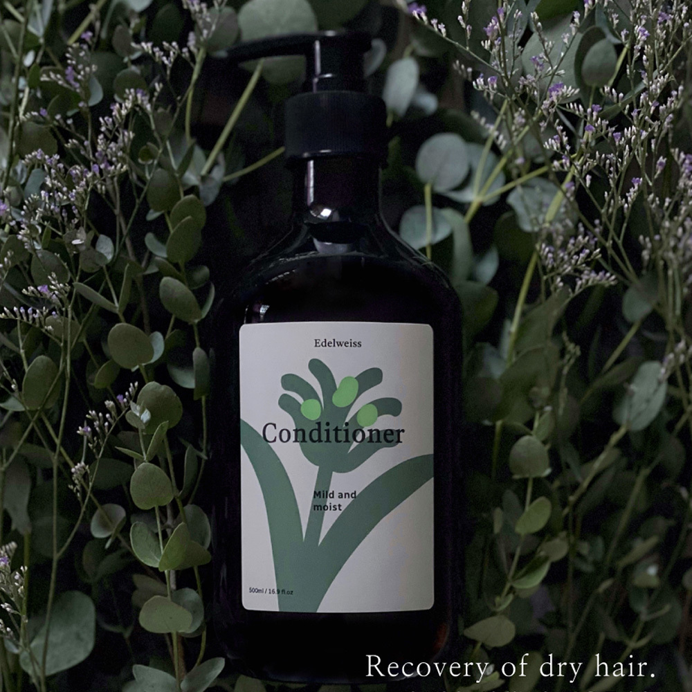 [EDELWEISS NATURE] EDELWEISS Mild and Moist Conditioner Recovery of Dry Hair Korean Beauty Hair Conditioner