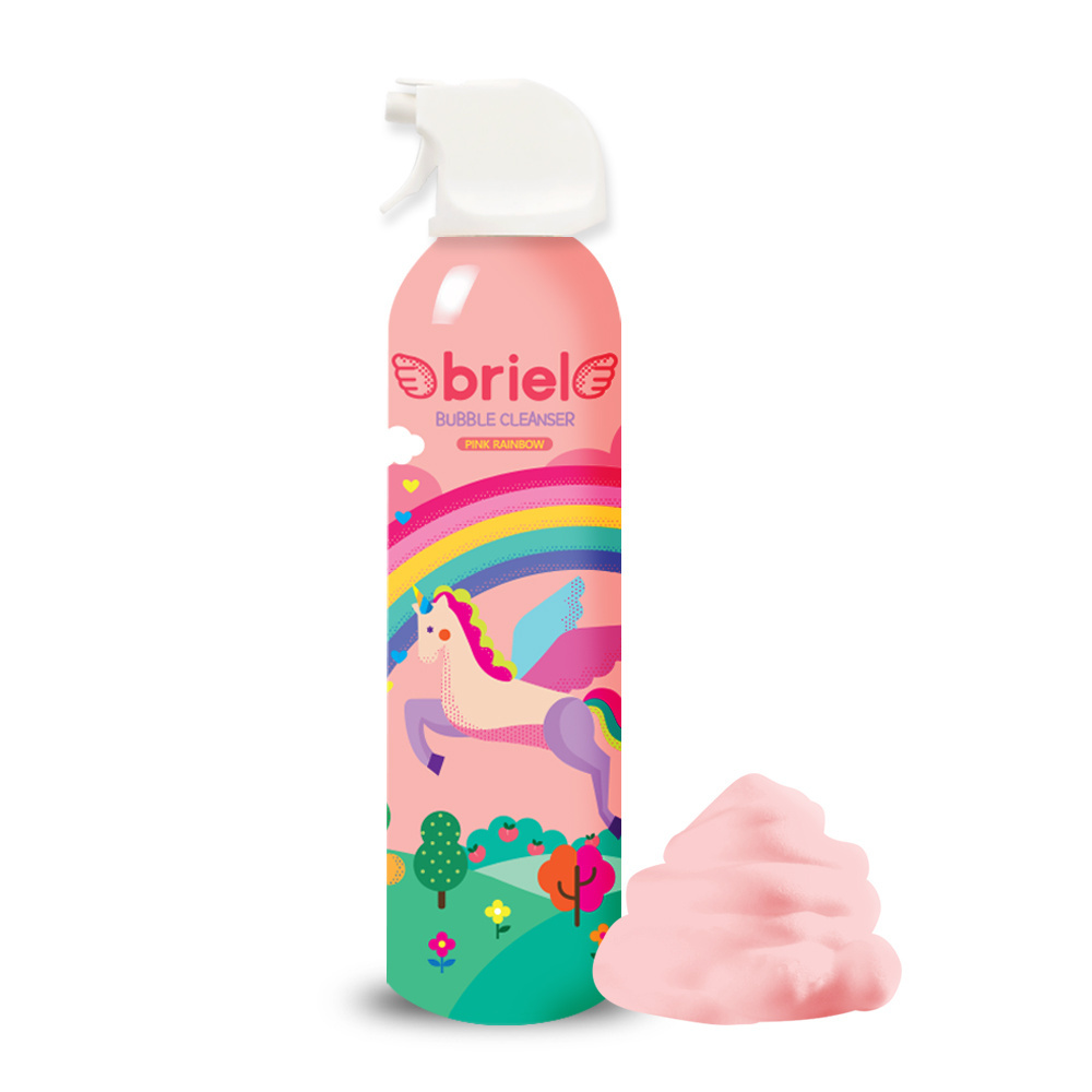 Baby's Bubble Bath Briel Blue under the sea bubble cleanser 200ml Safe and Fun Bath Play Chewy Foam Formula No Artificial Colors