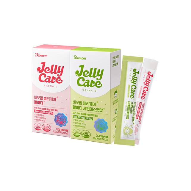 (biomom)-biomom jelly care calma D jelly sticks for child calcium magnesium vitamin D yogurt flavored KOTRA