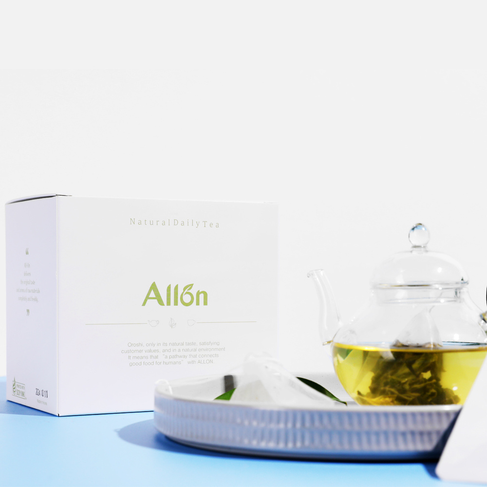 Allon Green Blending Tea is High quality of Fresh and fragrant instant Green tea OEM / ODM Private logo