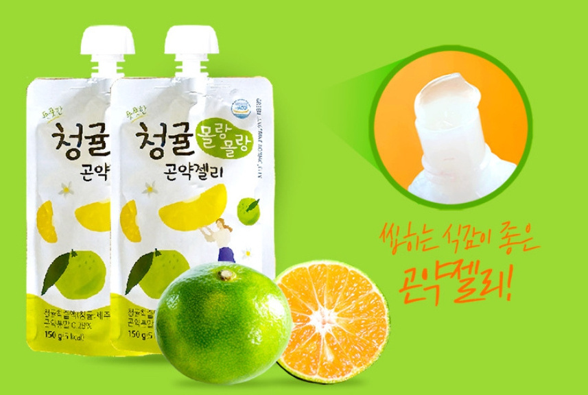 Jeju Farm GREEN TANGERINE 150g*10 pouches that GREEN TANGERINE jelly for a Day