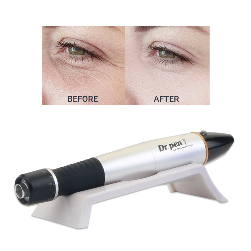 top selling 10 dr pen cartridges m8 electric microneedling instrument nano newest wireless derma pen powerful