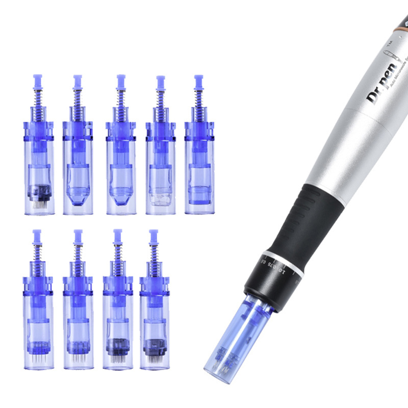 top selling 10 dr pen cartridges m8 electric microneedling instrument nano newest wireless derma pen powerful