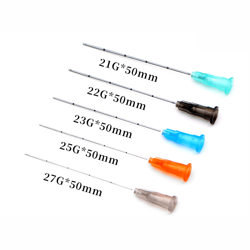 30g 25mm blunt tip stainless micro cannula body piercing needle for fillers