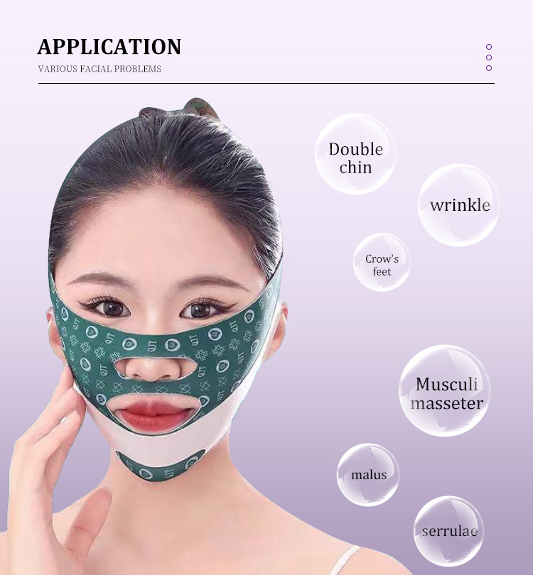 Best sell v face shaper slimming belt double chin neck v line face lifting bandage