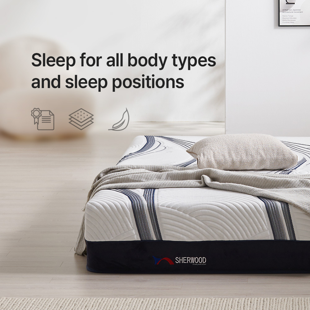 [SHERWOOD] The Best Selling In Korea Tencel Fabric that provides and SolSol Ultra-Adaptive Memory Foam Mattress 28T