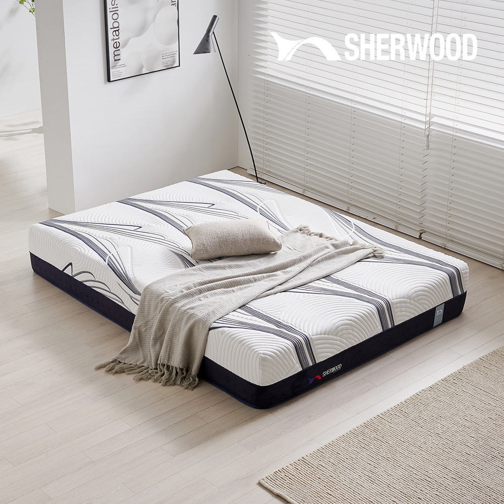 [SHERWOOD] The Best Selling In Korea Tencel Fabric that provides and SolSol Ultra-Adaptive Memory Foam Mattress 28T