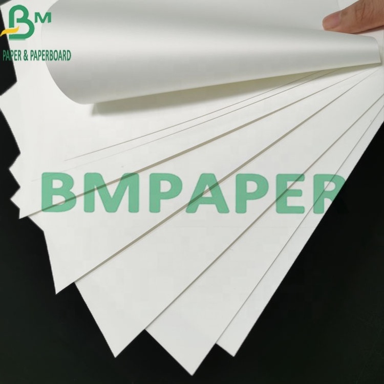 80um - 350um Heat Resist Water Resistant Matt Surface Polypropylene Coated Unbreakable  PET Synthetic Paper Sticker Base Paper