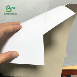 400gsm 18PT White Coated Grey Back Recyclable Carton Board Duplex Paper Sheets for Packaging Box