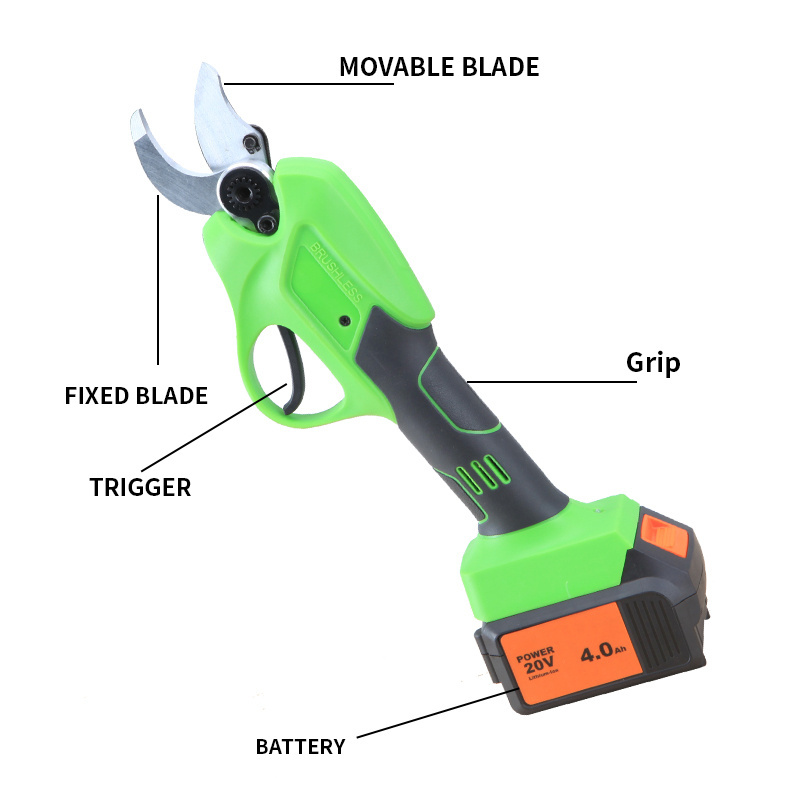 KAFUWELL Factory PLYL-97 18v Lithium Battery Rechargeable Portable Mini Cordless Pruning Electric Scissors For Wood Water Pipe