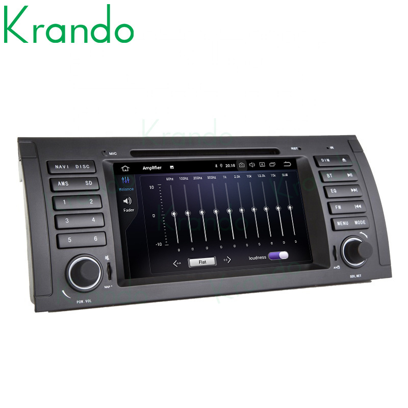 Krando Android 11.0 4G 64G 7 Inch Car Navigation DVD Player For BMW M5 E39 1995-2003 Car Stereo Audio Multimedia Head Unit