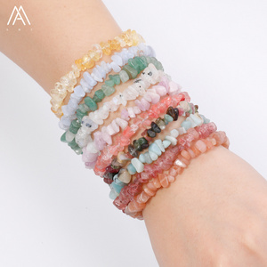 Classic Boho Chip Beads healing Crystal Stone Bracelets Wholesale Bulk