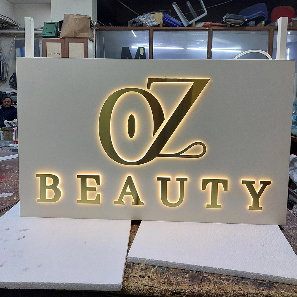 Hot Selling outdoor indoor led sign channel letter wall stainless steel metal backlit signage 3d acrylic led letter sign