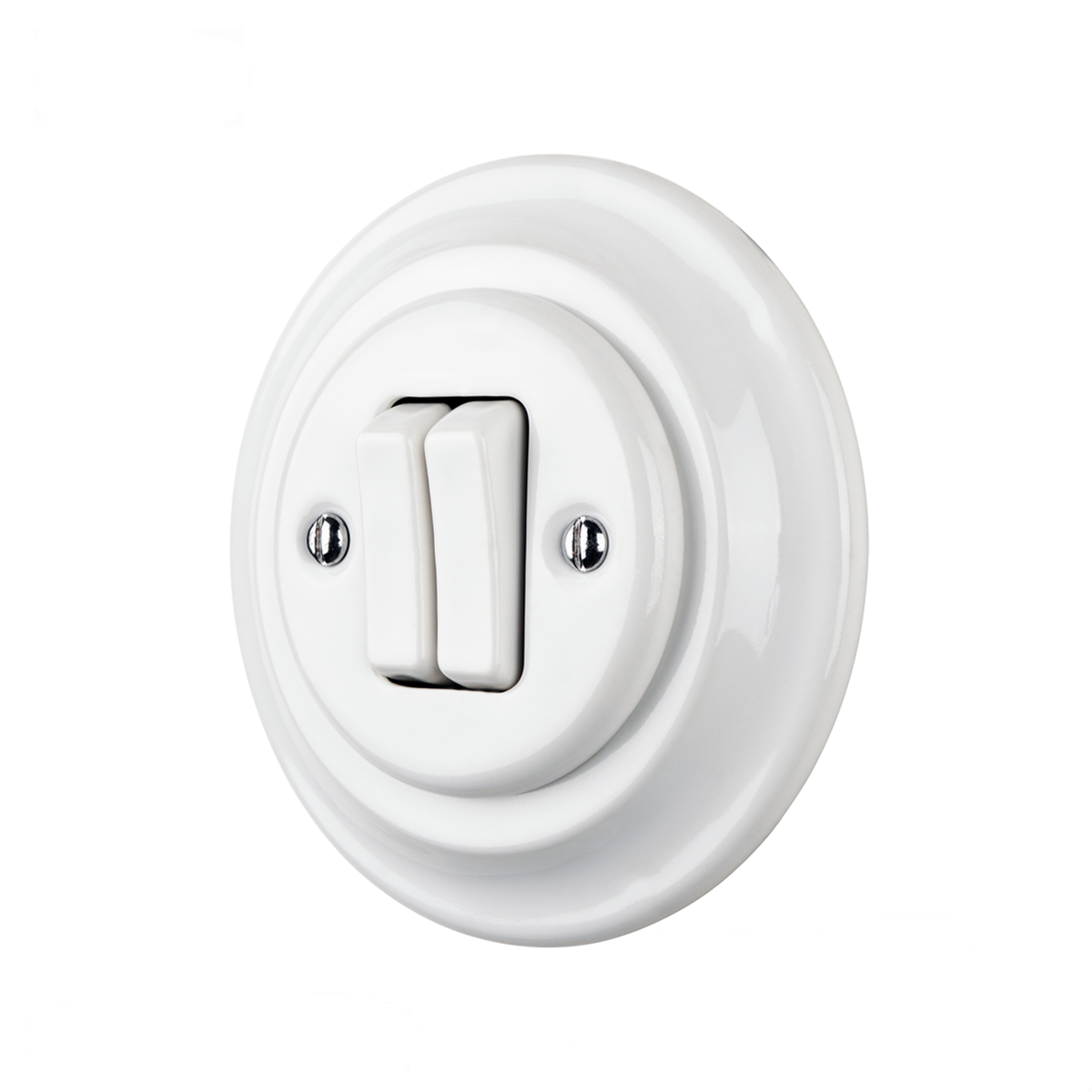 Retro porcelain button switch 1 key,ceramic rocker switch,porcelain light switch