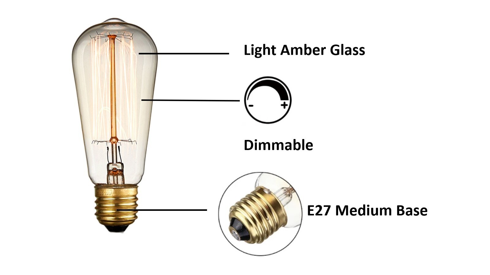 Warm White Edison Bulb Lights led Filament Bulb S14 2w Led Light for Outdoor Decoration String Lights