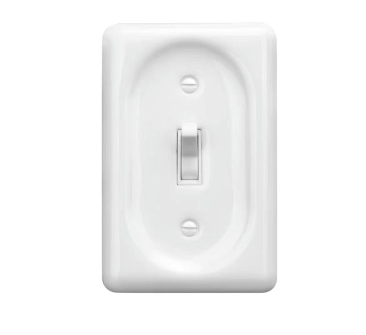 High Quality American Ceramic Decorative Plate Cover Electric Wall Switches for Home