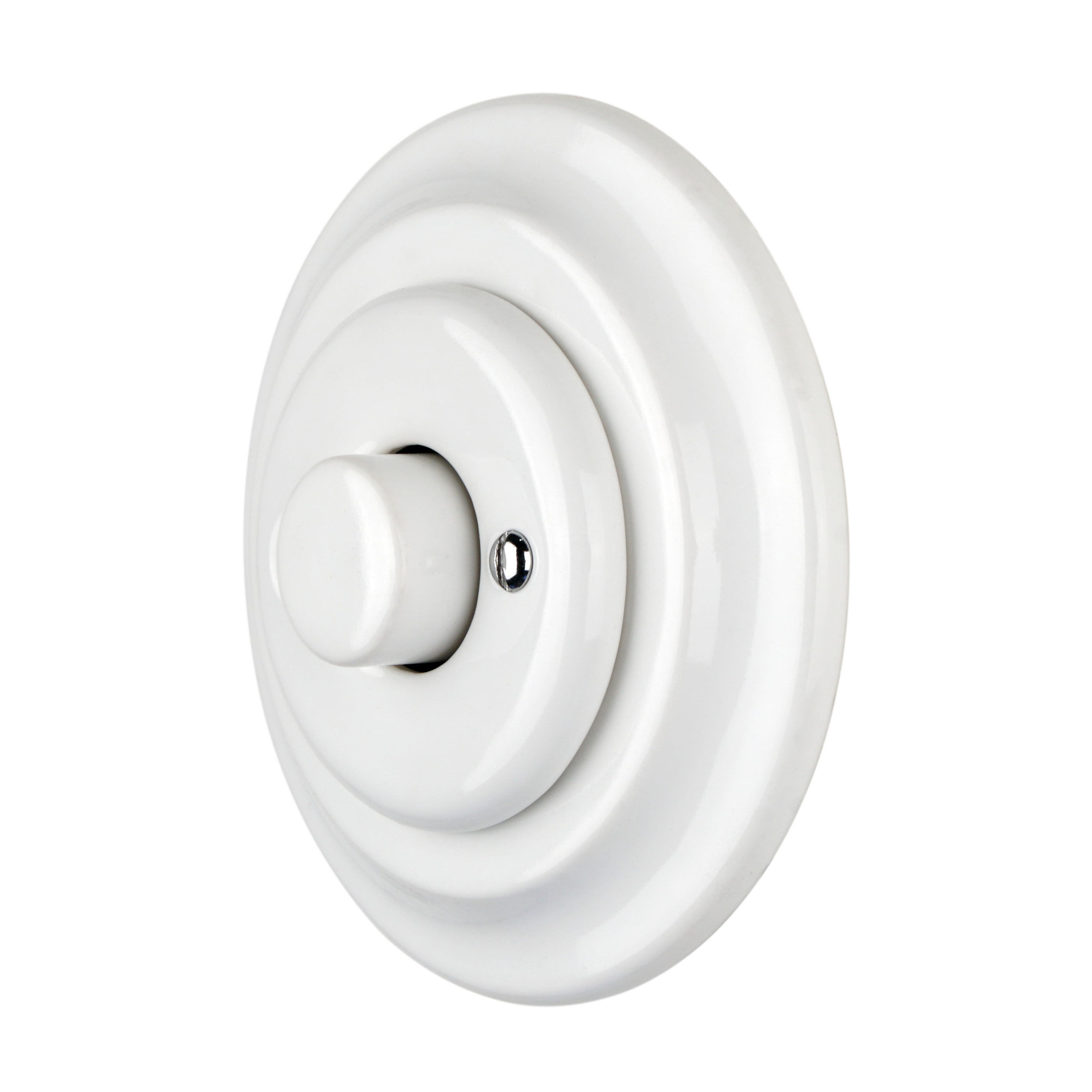 Household Vintage Porcelain Retro Ceramic Flush Mounted  EU-P3 LED 5-150W Round Durable Dimmer Switches in Keruida