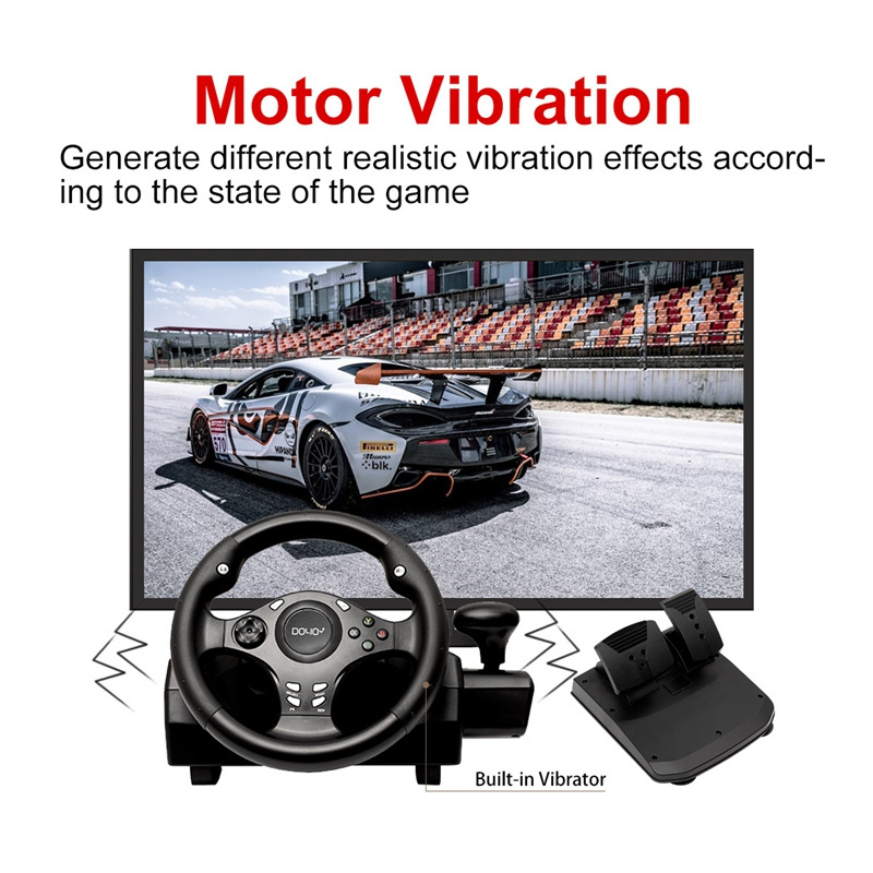 270 Degree Racing Wheel Steering Controller Pedal Driving Like Real For PS4/PS3/Xbox one/Xbox 360/Nintendo Switch/PC/Android