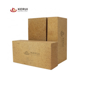 KERUI Refractory Fireclay Wedge Chamotte Fire Clay Bricks for Induction Furnaces