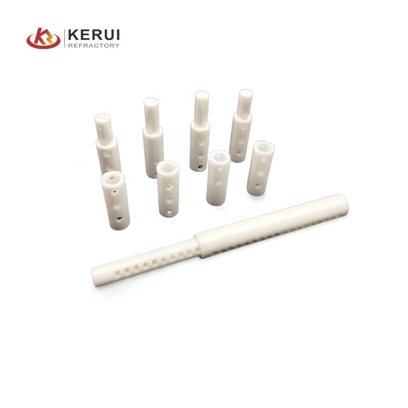 Kerui High Purity Wear Resistant Zro2 Zirconium Oxide Ceramic Tubes Zirconia Ceramic Parts