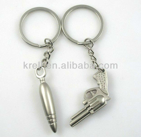 Fashion custom logo metal lover keychains key ring for couples