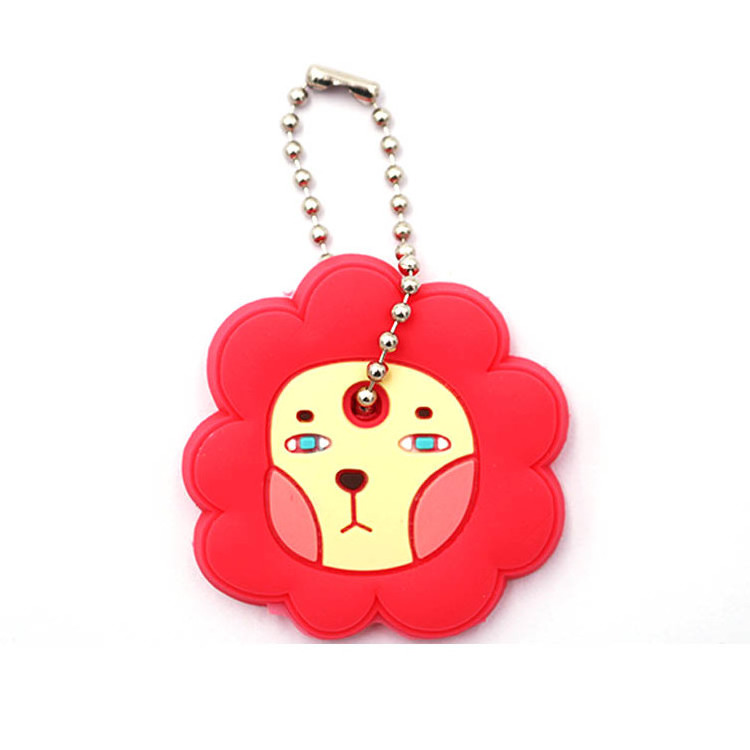 Fashion Customer Design Key Chain Soft PVC Rubber Cartoon Key Cover