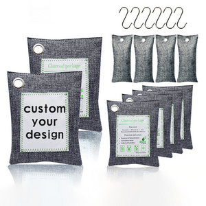 Customized Bamboo Charcoal Bag Air Fresheners for Home or Car  Bamboo Charcoal Air Purifier Bag Deodorizer Bag Smell Remover