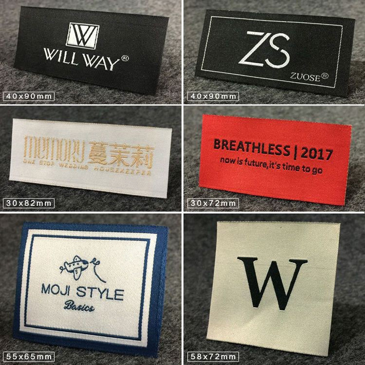 Custom Woven Label Clothing Labels Woven Custom Woven Label Durable And Washable Free Sample