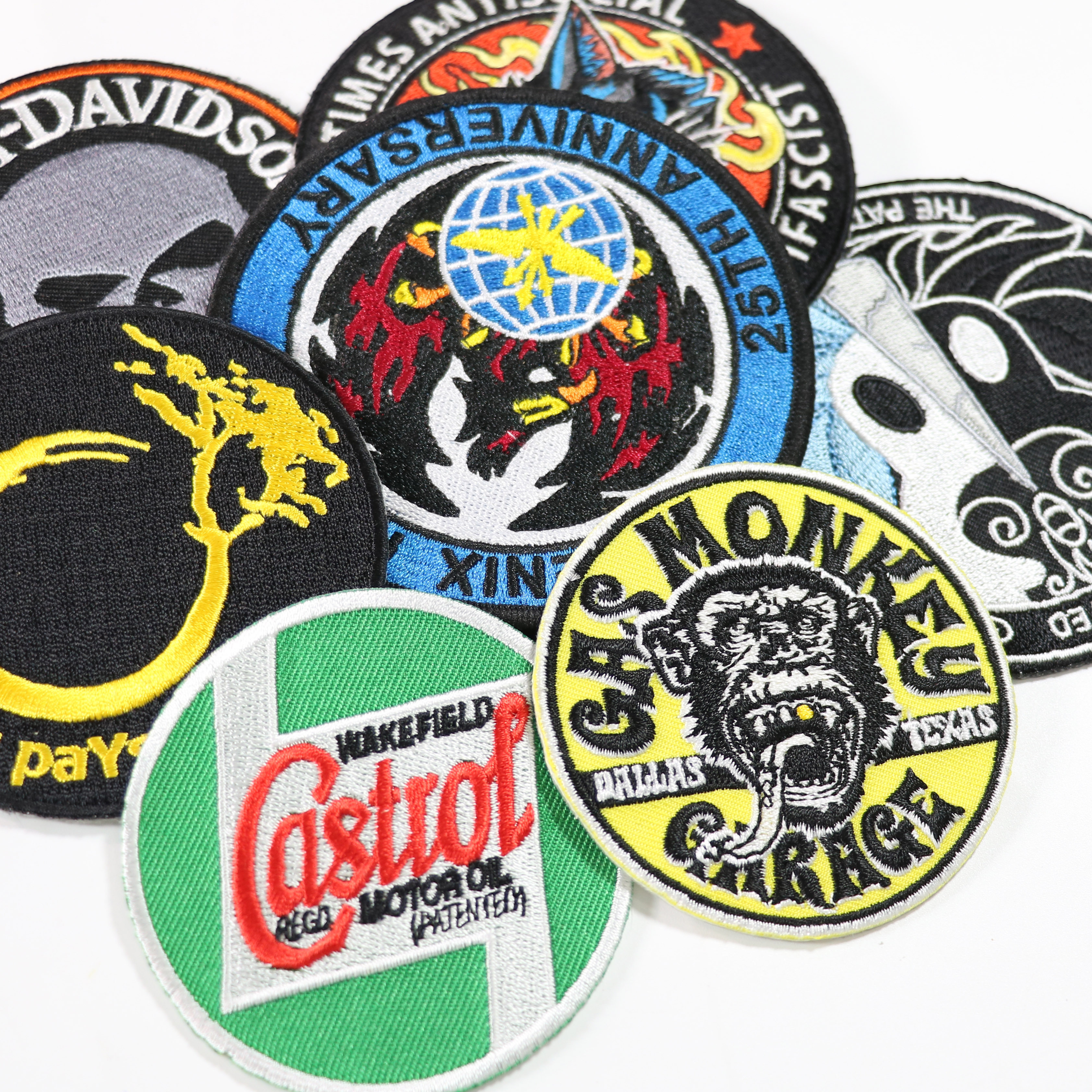 wholesale Custom Embroidery Patches Iron On patches embroidery customization wholesale custom patch logo