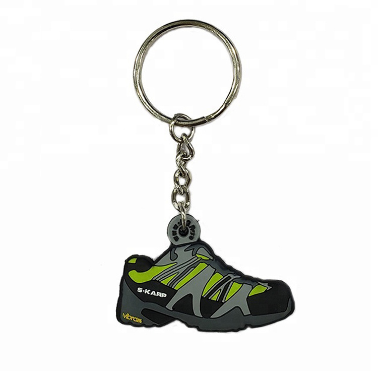 Wholesale 3d Rubber Mini Basketball Shoe Sneaker Keychain for Decoration