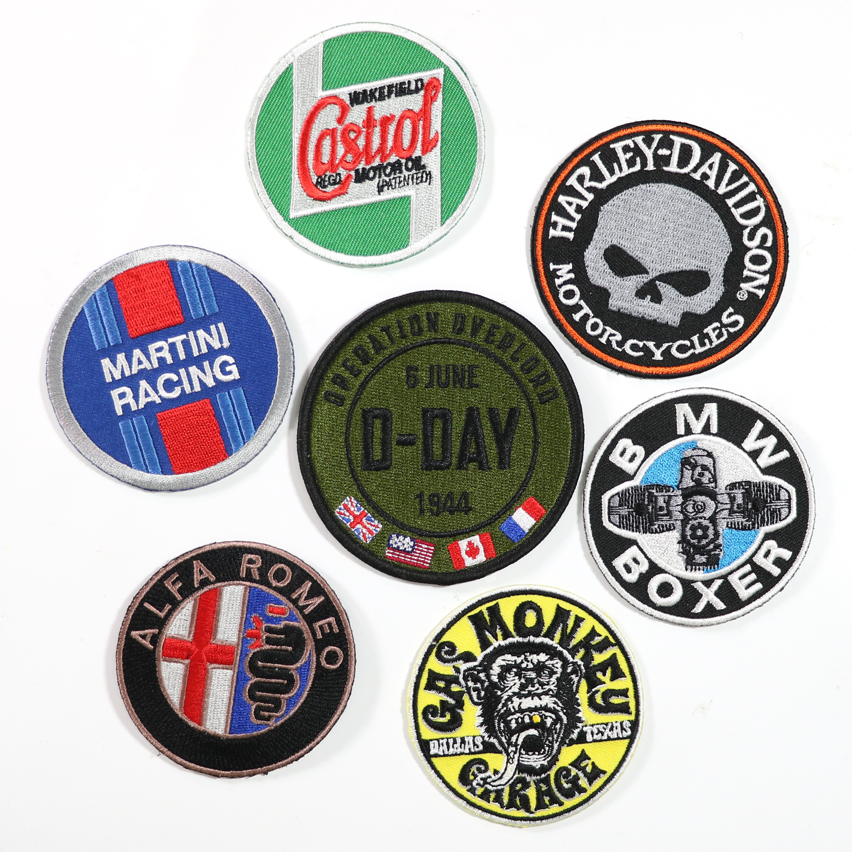 wholesale Custom Embroidery Patches Iron On patches embroidery customization wholesale custom patch logo