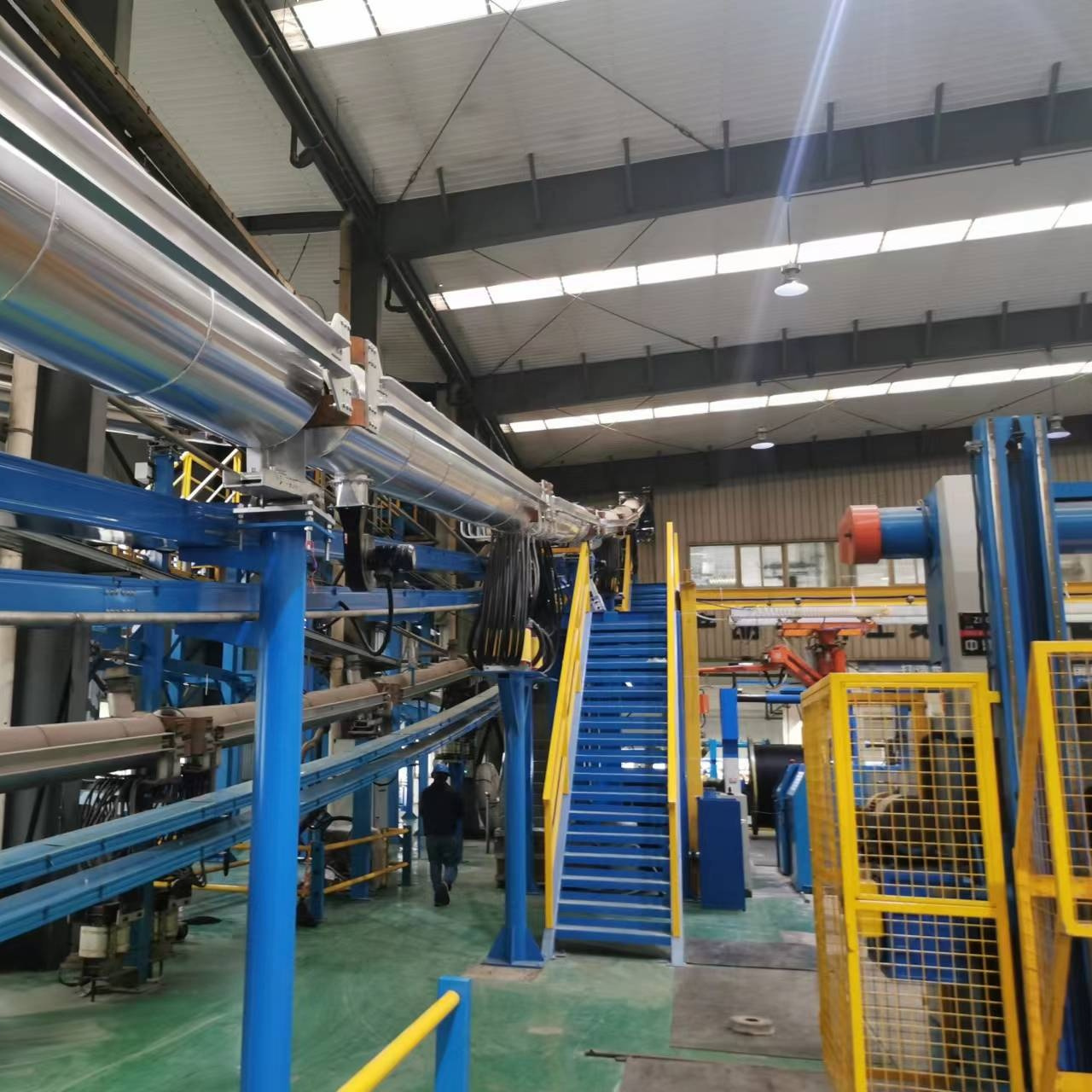 6~35KV CCV triple layer Co-extruding  XLPE  Crosslinking Cure Cable Making Machine cable making equip