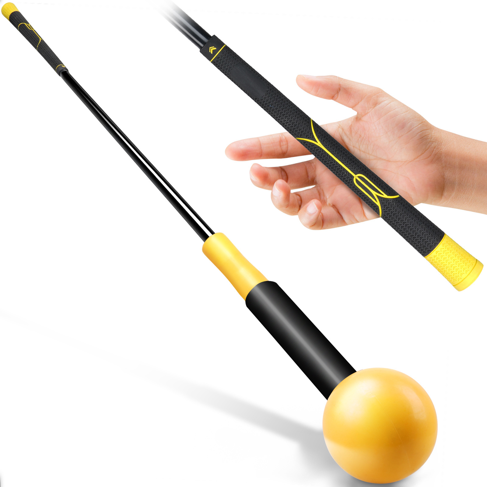 Outdoor Practice Training Aid Stick  Flex Golf Swing Trainer