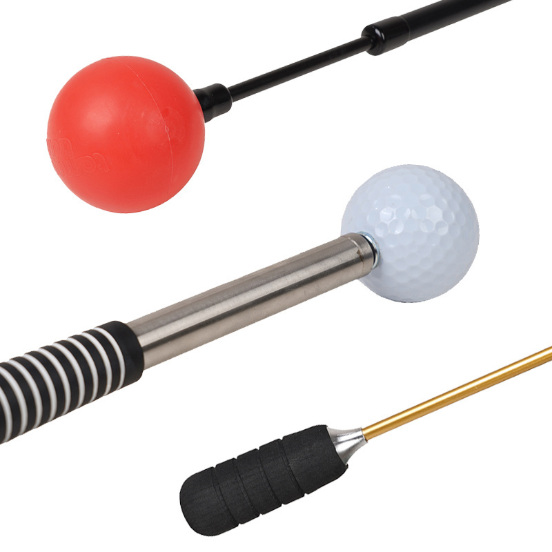 Assist Beginners Custom Logo Flex Golf Swing Trainer Practice Training Aid Stick With High Quality