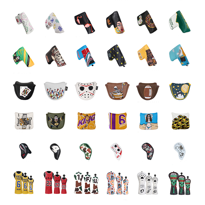 NEW DESIGN Wholesale Retail Golf Accessories Bulk Golf Head Covers Plain Club Driver Head Cover Golf Headcover