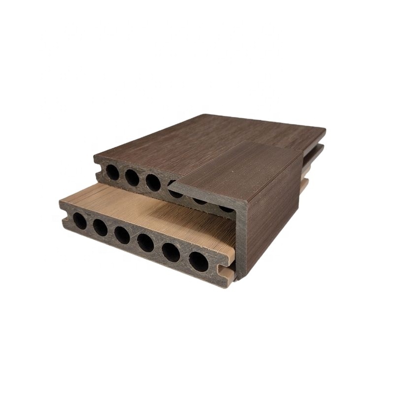 Decking installation accessories L shape corner wpc wood engineered deck board edge trim end siding flooring skirting