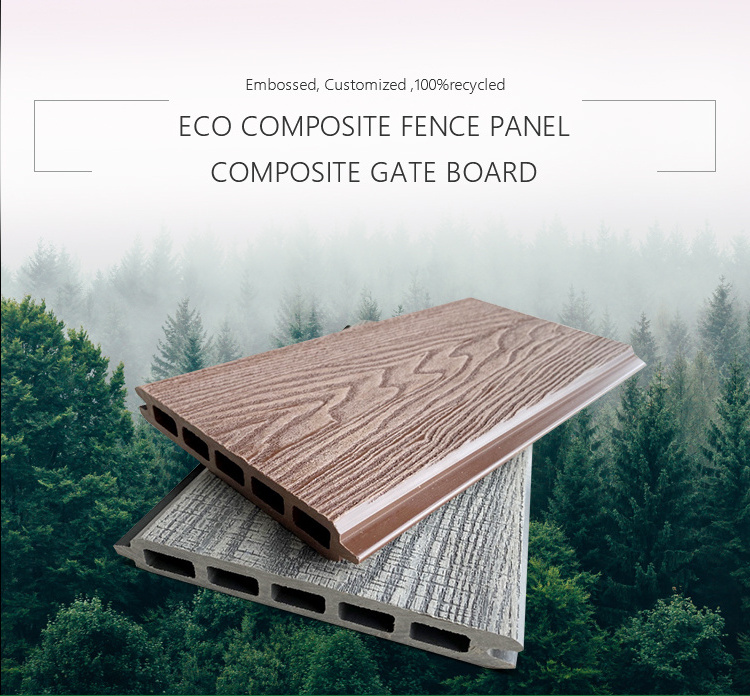 Wpc Aluminium Cheap Composite Wooden Fence Panels Wholesale