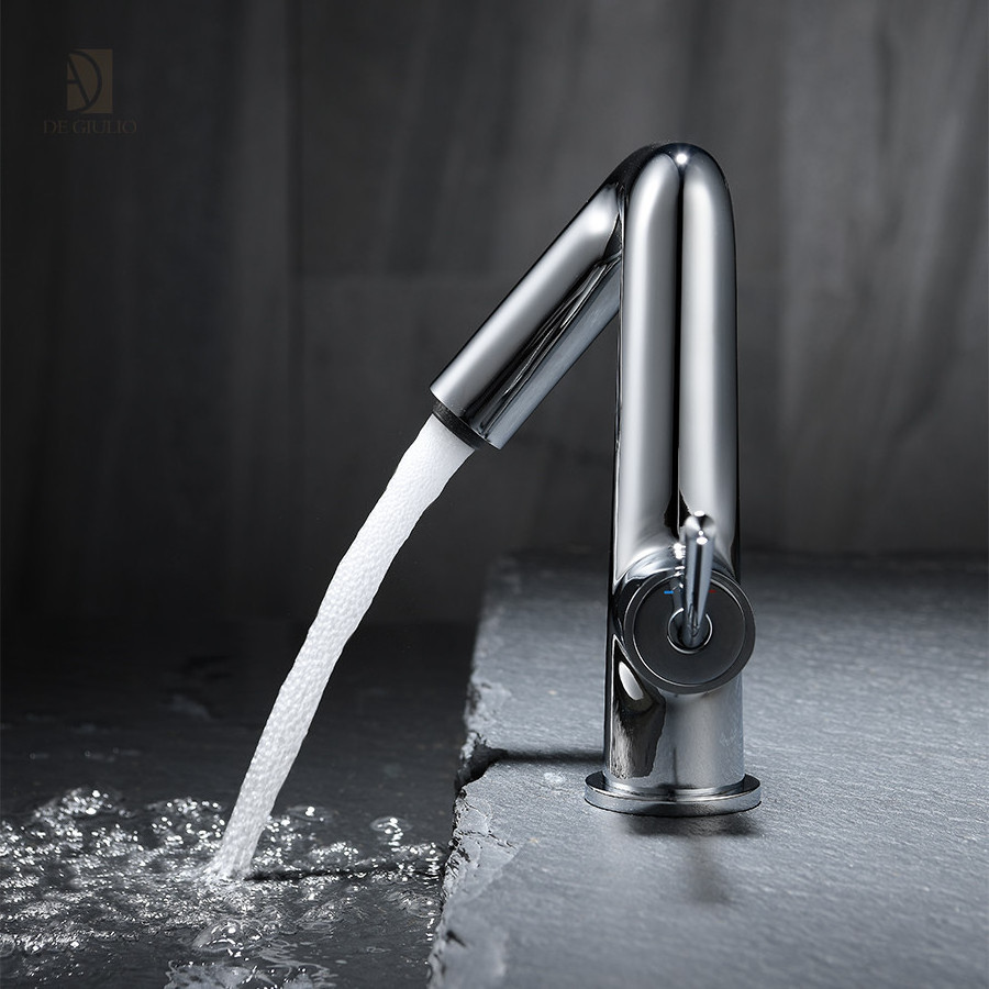 Modern UPC cUPC Single Handle Brass Bathroom Wash Basin Mixer Taps Faucet