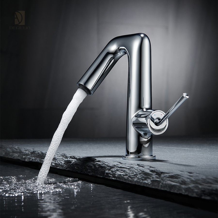 Modern UPC cUPC Single Handle Brass Bathroom Wash Basin Mixer Taps Faucet