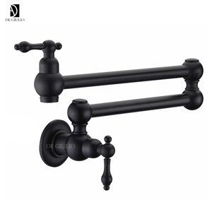 Vintage  Wall Mounted  Folding Kitchen Sink Faucets Oil Rubbed Bronze