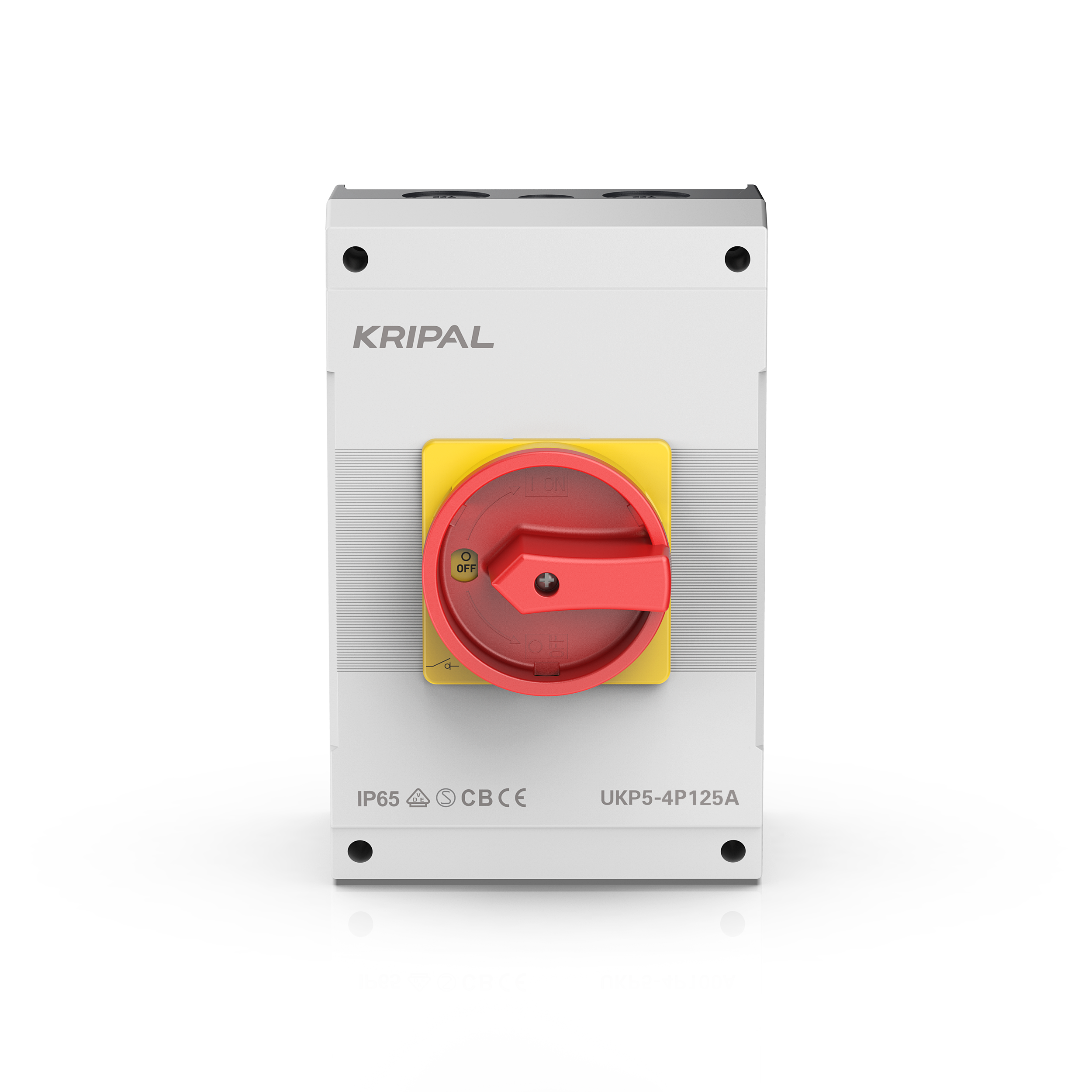 KRIPAL UKP Series 230V 440V 80 Amp 100A 125A 150A Selector Battery Isolation Switch 4P Dual Position electric isolator switch