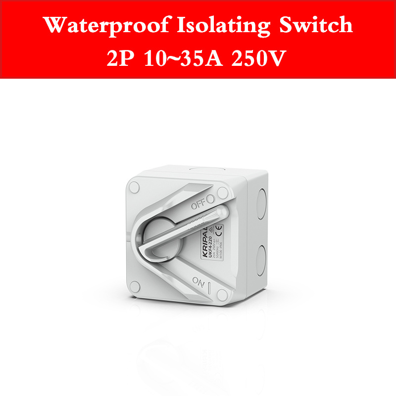 IP66 1P  20A Weatherproof Isolator Switch Outdoor