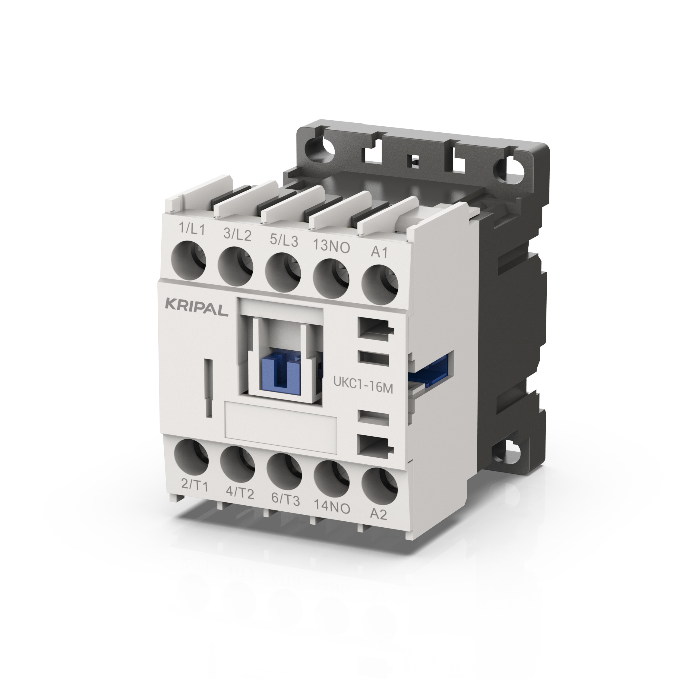 KRIPAL 16a mini contactor 3P ac contactor 110v 200v 380v AC magnetic contactor with electric contact