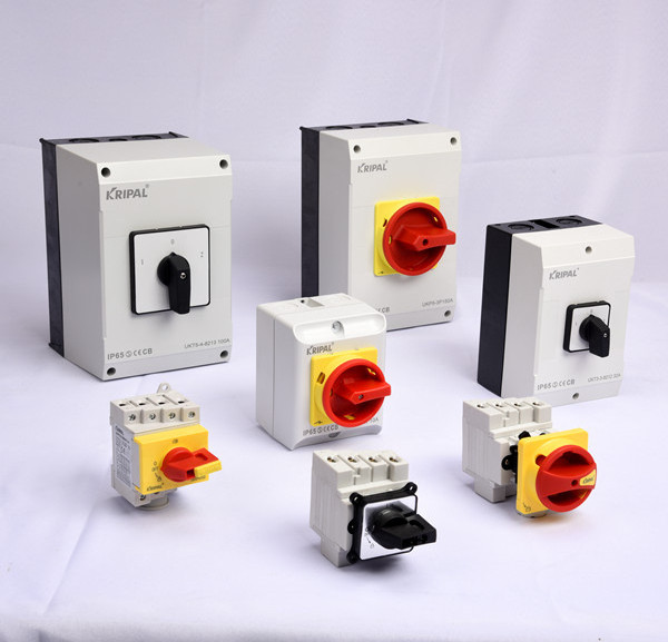 New Design Kripal UKPN1-432 IP65 32A main isolator switch electrical change over switch manual cam switch 440volt box