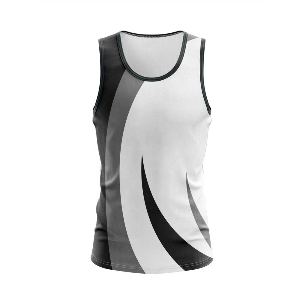 New design breathable sublimated women's running singlet custom pro polyester singlet running