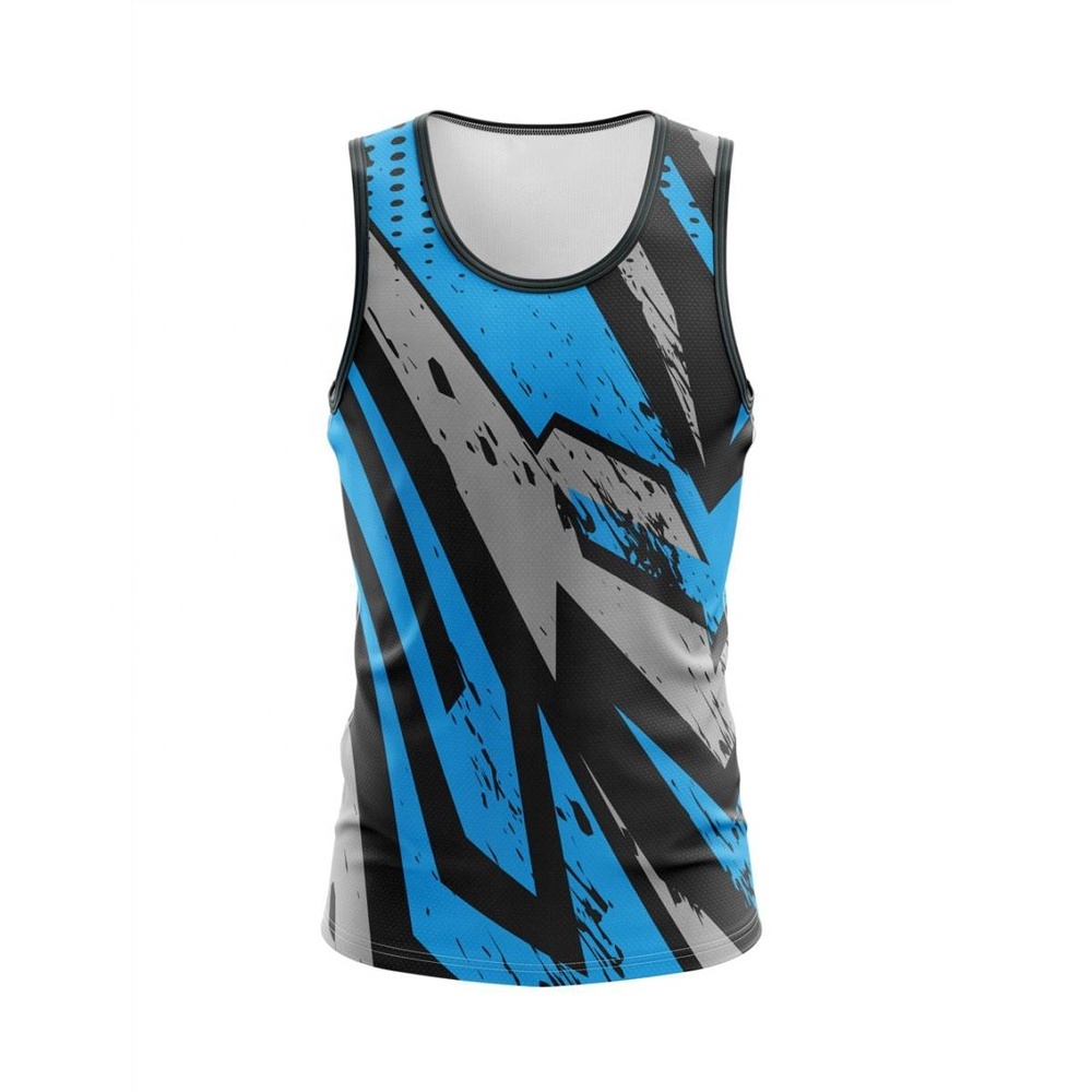 New design breathable sublimated women's running singlet custom pro polyester singlet running