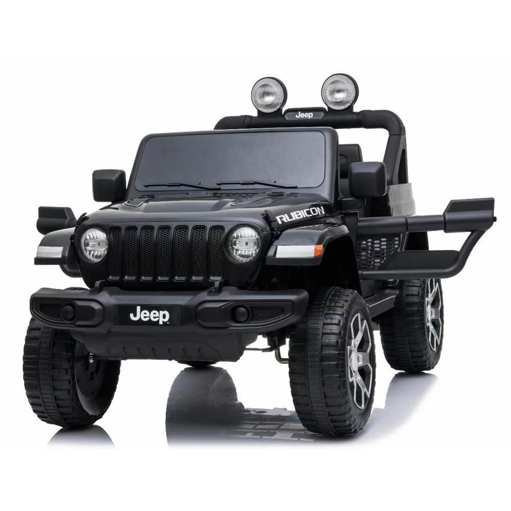 Kids Electric Car 12V Ride On Truck, Battery Powered Toy Car w/ Spring Suspension, Remote Control With LED Ride On Car Kids