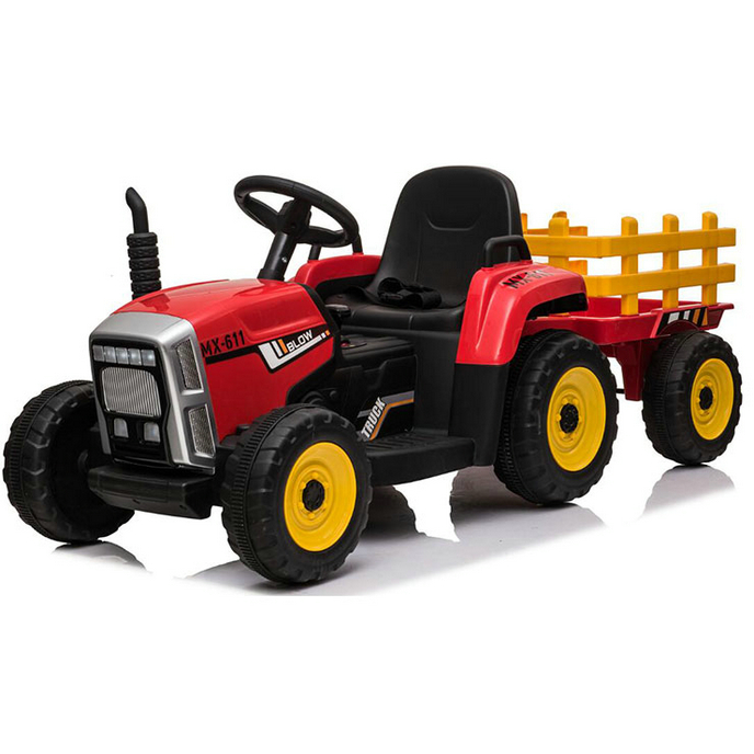 2021 HOT Model New ride on tractor electric kids battery toy car Ground Force Tractor with Trailer