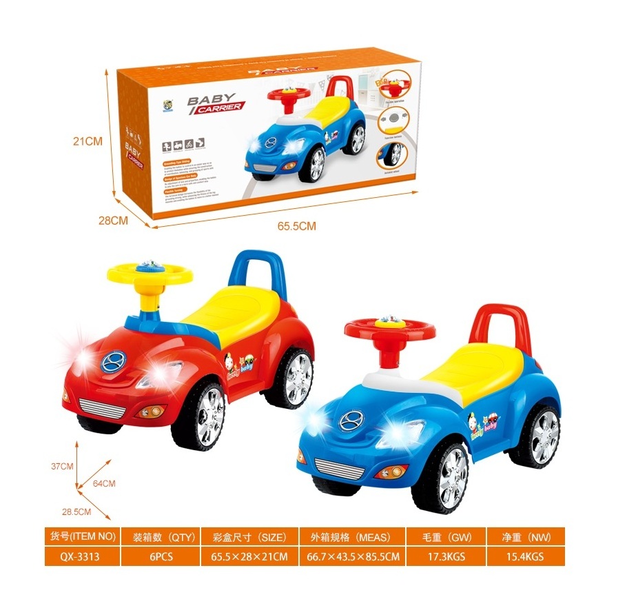 Ride Your Car Toddler Children'S Baby Scooter Four-Wheeled Walking Car Slide Toys Children Riding Car